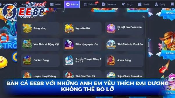 Bắn cá ee88: thế giới đại dương kịch tính chờ bạn chinh phục