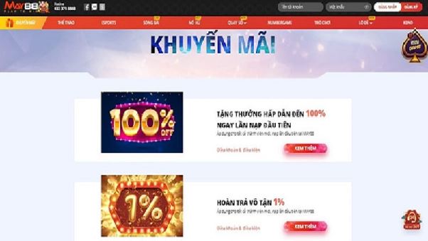 Khuyến mãi may88 – săn thưởng đỉnh cao, nhận quà cực cháy năm 2025 Khuyến mãi may88 – săn thưởng đỉnh cao, nhận quà cực cháy năm 2025