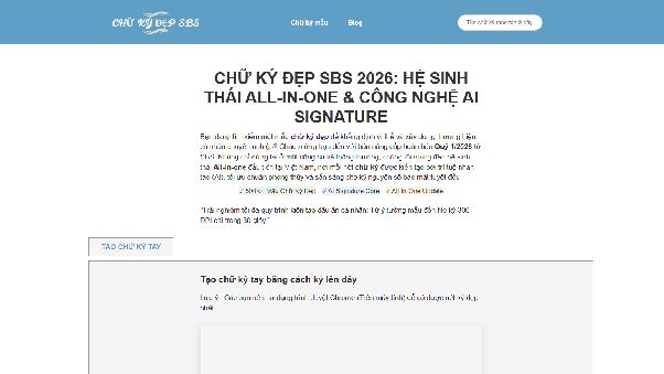 chữ ký đẹp theo tên