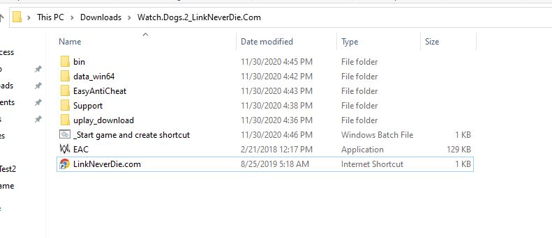 Không có file iso khi tải Watch Dogs 2