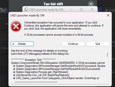 [Hướng dẫn] Fix LND Launcher bị lỗi khi mở steam
