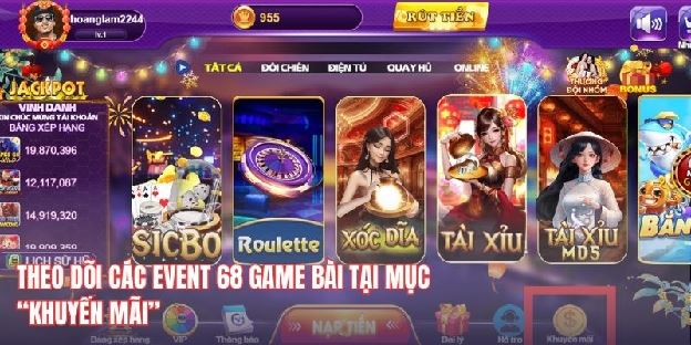Khuyến Mãi 68gamebai 2025 – Cập Nhật Ưu Đãi Mới Nhất
