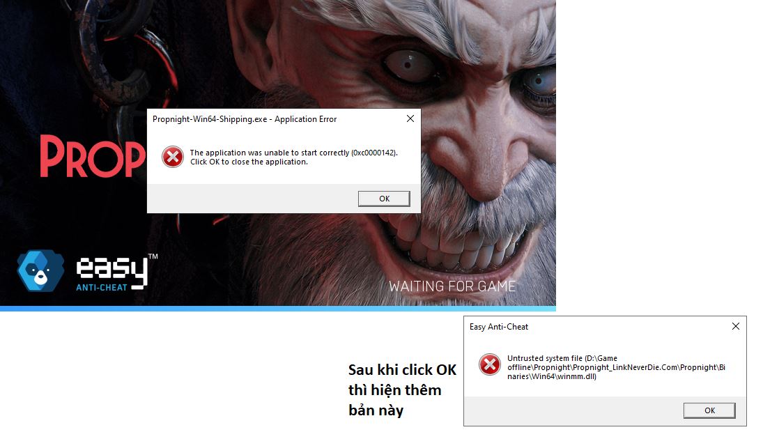 Lỗi Easy Anti-Cheat của Propnight