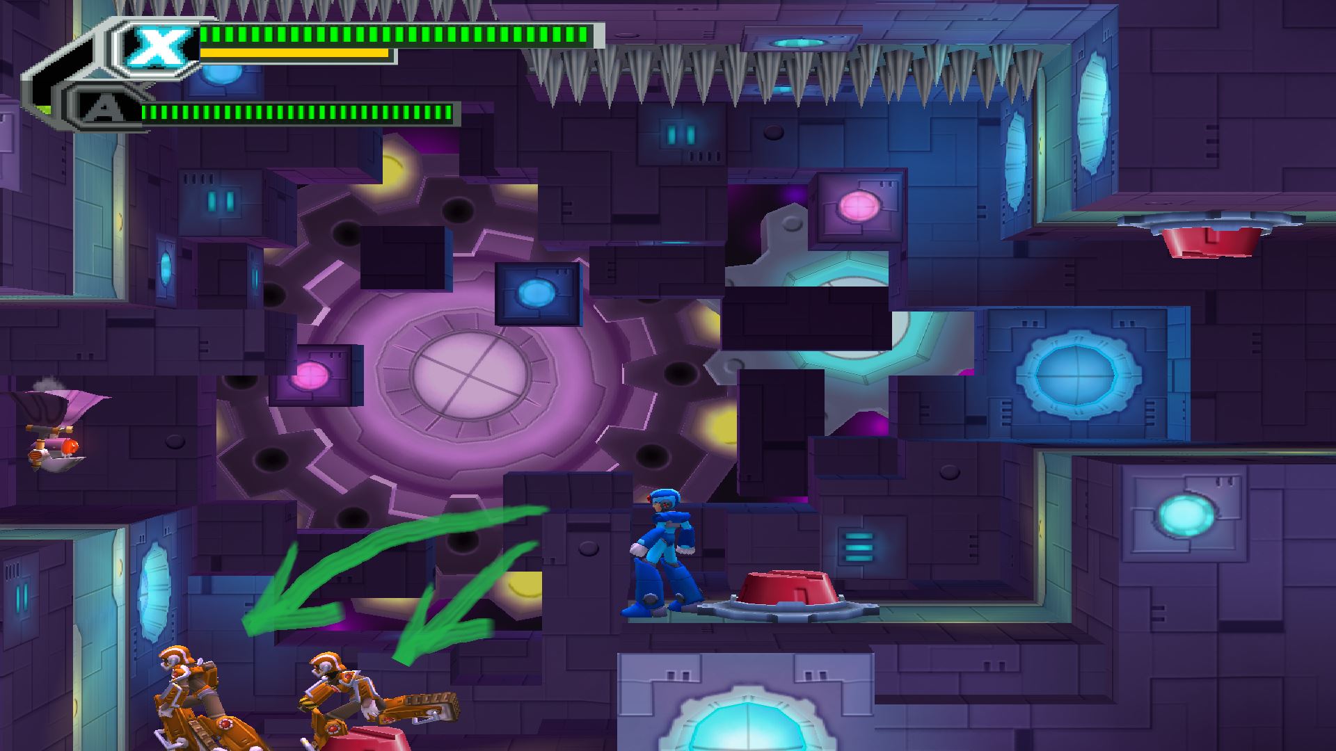 [Megaman X Legacy Collection 2] Lấy tất cả đồ đạc, áo giáp, unlock nhân vật trong Megaman X8