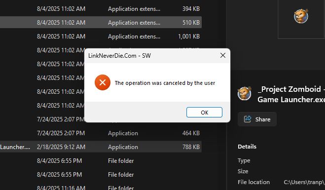 Mod manager không mở được Mod manager không mở được