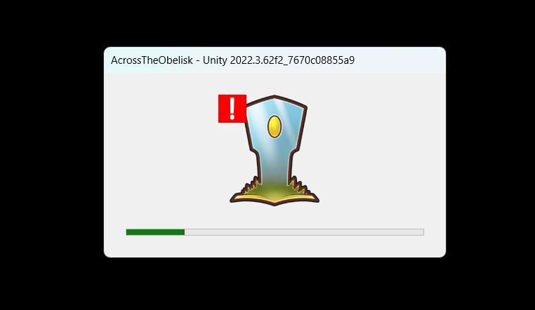 Across the obelisk crash khi khởi động Across the obelisk crash khi khởi động