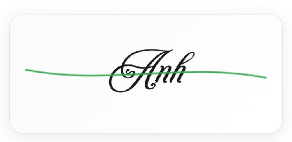 chữ ký đẹp theo tên