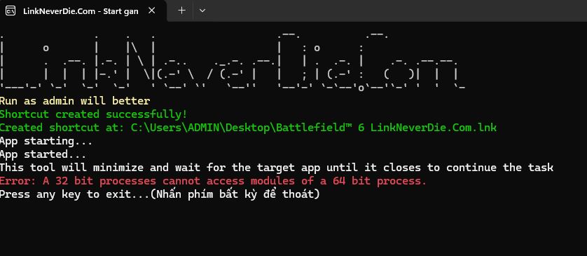 Lỗi không mở game BattleField 6 được Lỗi không mở game BattleField 6 được