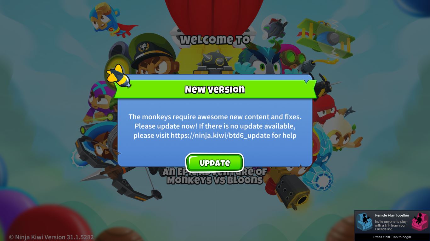 Bloon TD 6 mới update ad ơi!