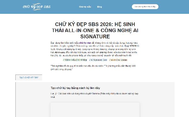 chữ ký đẹp theo tên