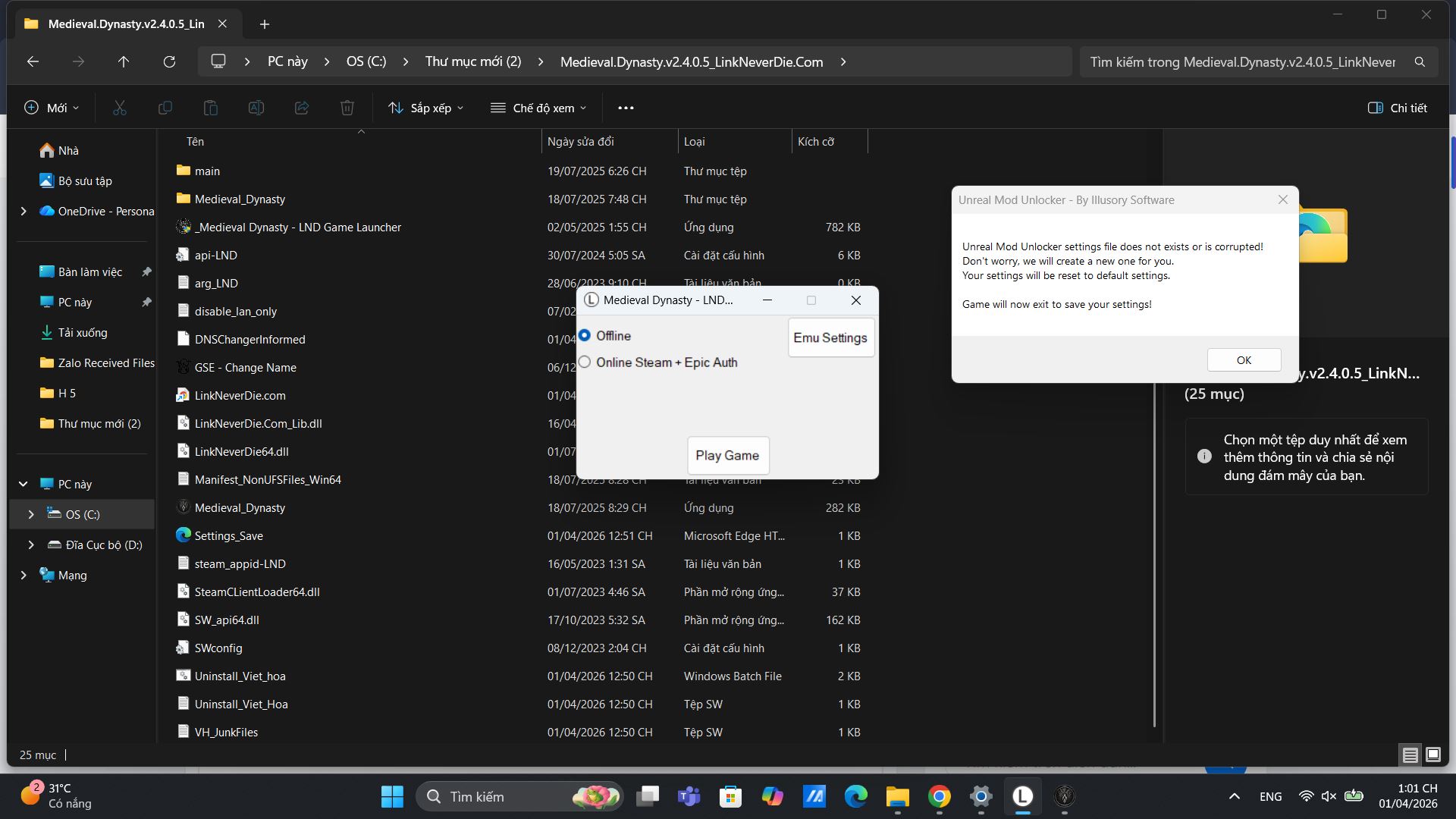 Lỗi MOd game việt hóa Lỗi MOd game việt hóa