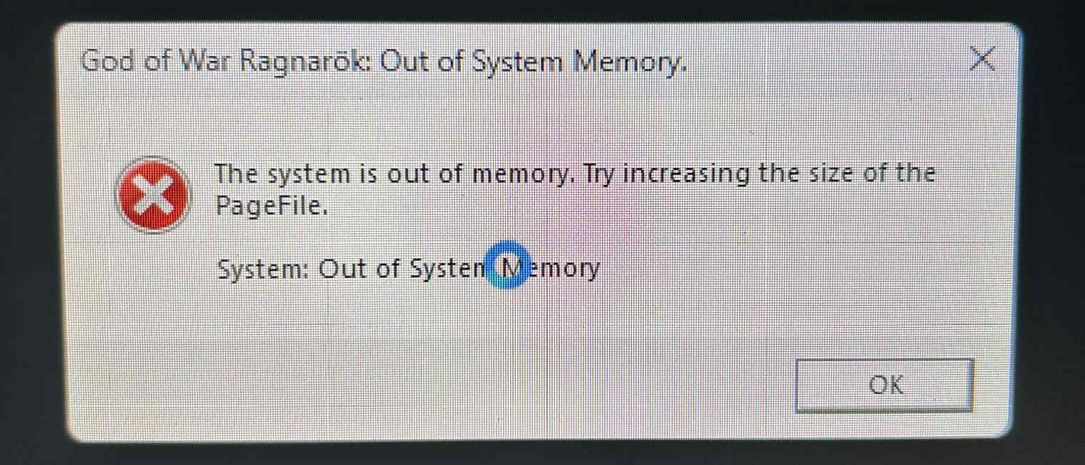Lỗi Out of System Memory và không khởi động được game Lỗi Out of System Memory và không khởi động được game