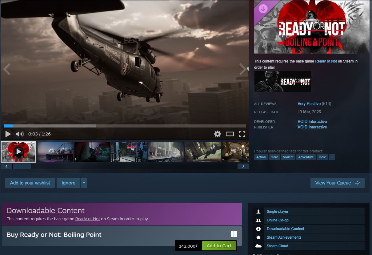 Update dlc Ready or Not: Boiling Point Update dlc Ready or Not: Boiling Point