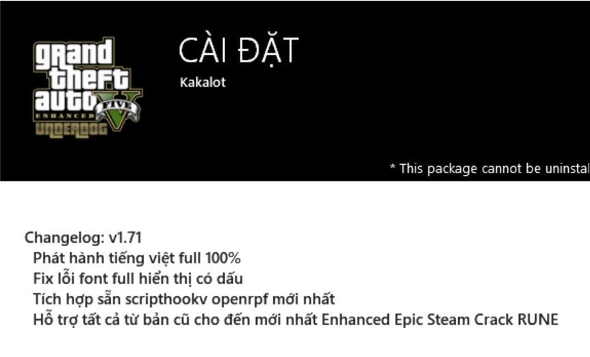 GTA V ENHANCED VIỆT HÓA