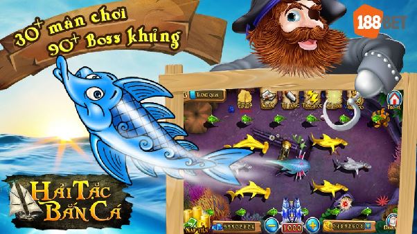 Phiêu lưu cùng game bắn cá hải tặc tại 188BET