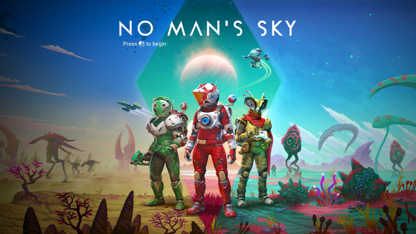 Vào được No Man's Sky nhưng không begin được