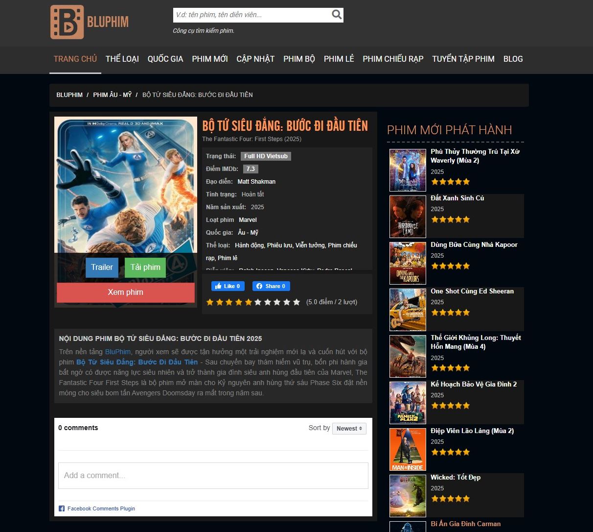 Bluphim – Điểm Đến Xem Phim Online Chất Lượng Cao Dành Cho Tín Đồ Điện Ảnh