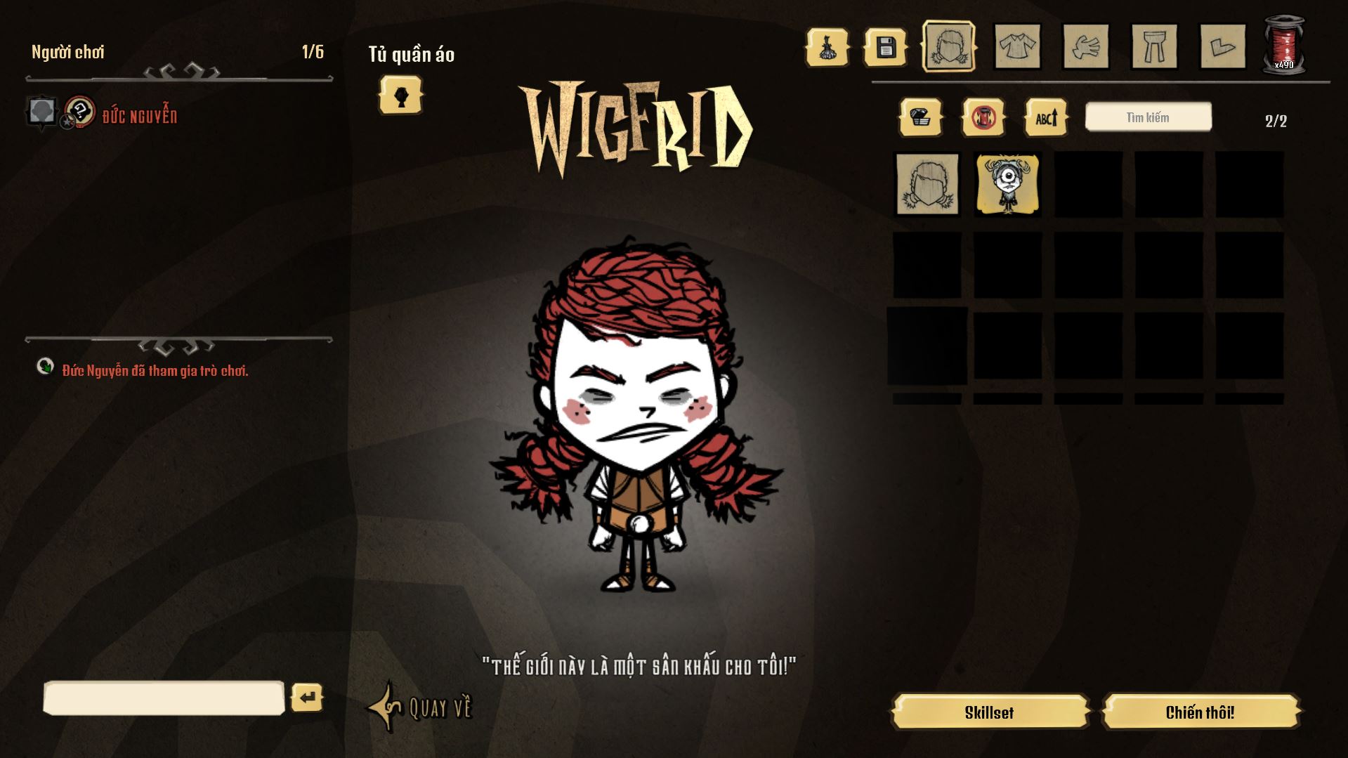 Lỗi không unlock skin hay nhân vật của tựa game Don't Starve Together