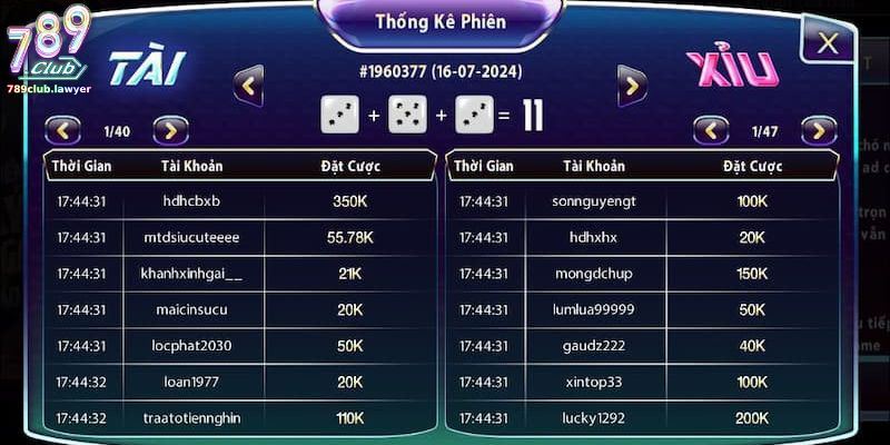 Tài xỉu 789Club - Tham gia cá cược, nhận ngay ưu đãi 999k Tài xỉu 789Club - Tham gia cá cược, nhận ngay ưu đãi 999k
