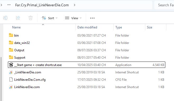 Lỗi Unknown file with ReadFile() Far Cry Primal?