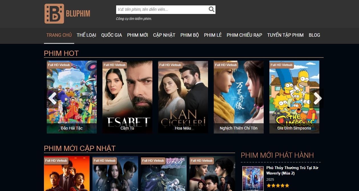 Bluphim – Điểm Đến Xem Phim Online Chất Lượng Cao Dành Cho Tín Đồ Điện Ảnh