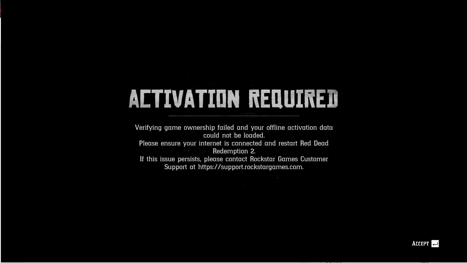 Game yêu cầu activacion required | Red Dead Redemption 2 h bị lỗi mình phải làm j ạ. Không biết cái này có phải thiếu file cr@ck k ạ Game yêu cầu activacion required | Red Dead Redemption 2 h bị lỗi mình phải làm j ạ. Không biết cái này có phải thiếu file cr@ck k ạ