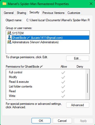 Báo lỗi không thể tạo được thư mục lưu game (save game location)