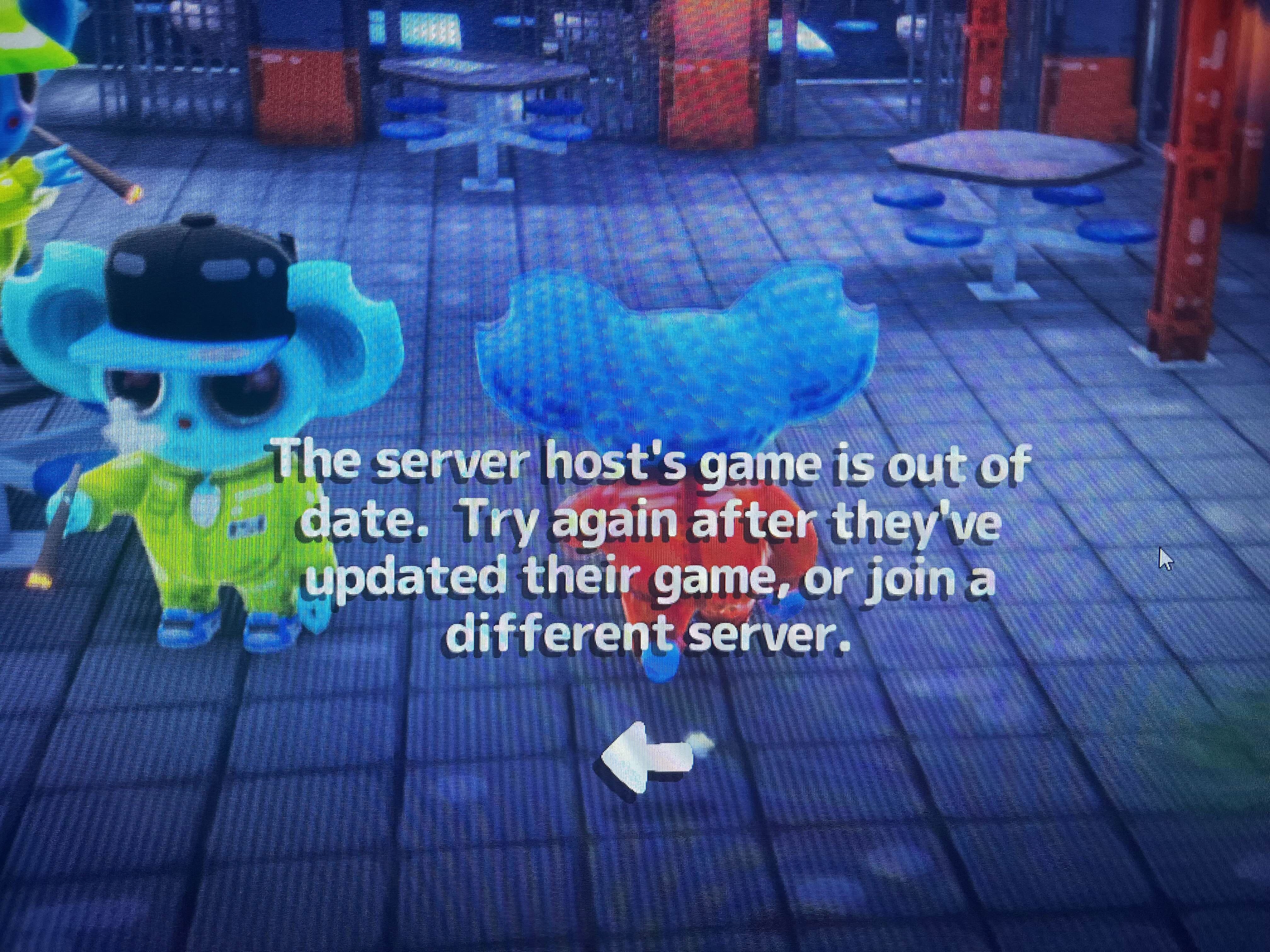 Lỗi host game và các bản update khác server Lỗi host game và các bản update khác server