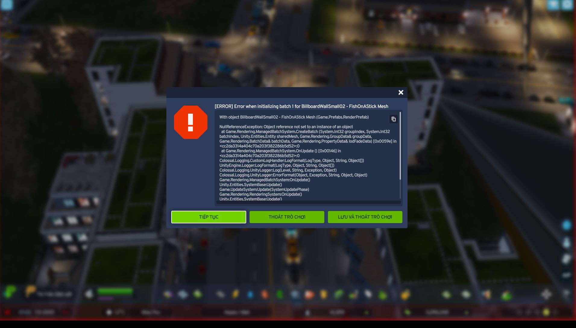 Lỗi bug game cities skyline Lỗi bug game cities skyline