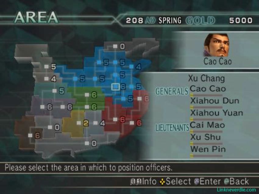 Hình ảnh trong game Dynasty Warriors 5 - Empires (screenshot)