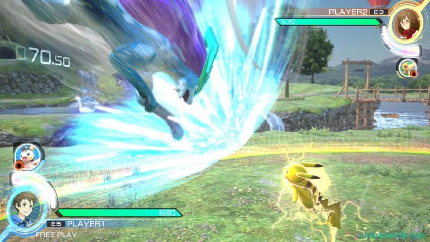 Hình ảnh trong game Pokken Tournament (screenshot)