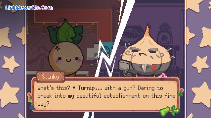 Hình ảnh trong game Turnip Boy Robs a Bank (screenshot) Hình ảnh trong game Turnip Boy Robs a Bank (screenshot)