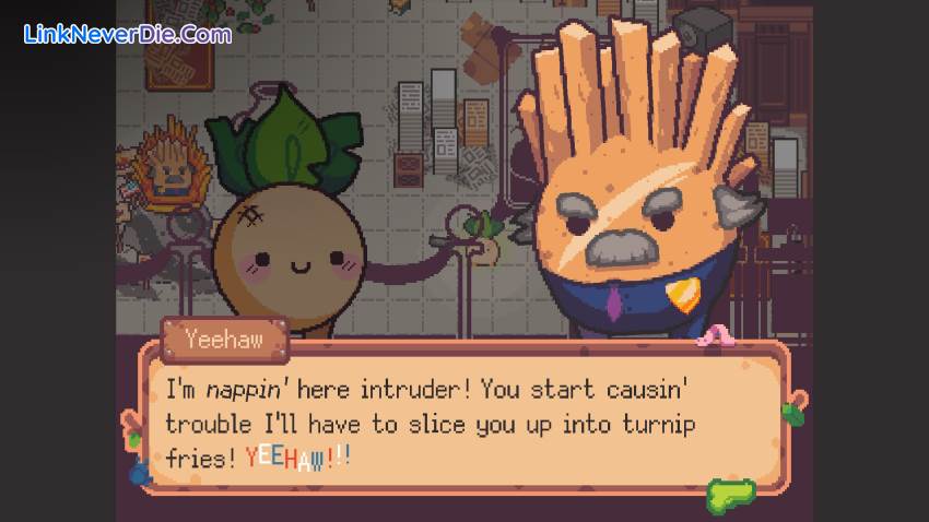 Hình ảnh trong game Turnip Boy Robs a Bank (screenshot) Hình ảnh trong game Turnip Boy Robs a Bank (screenshot)