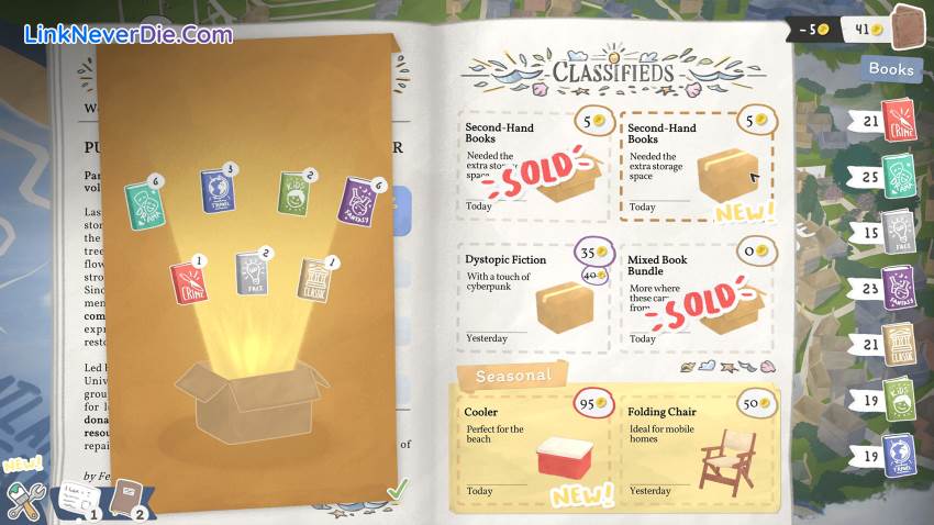 Hình ảnh trong game Tiny Bookshop (screenshot) Hình ảnh trong game Tiny Bookshop (screenshot)