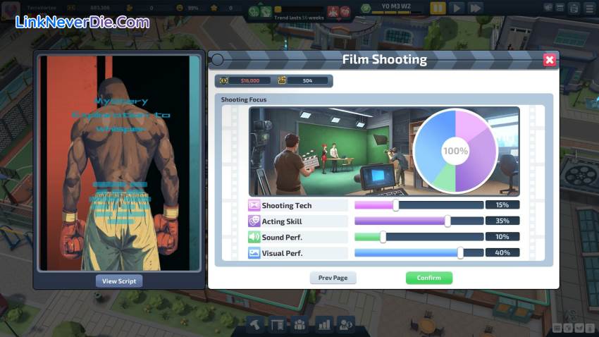 Hình ảnh trong game Super Movie Tycoon (screenshot)