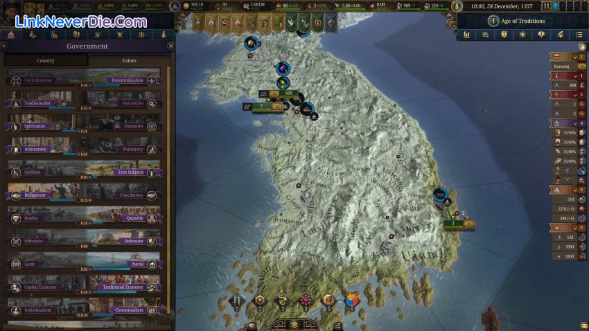 Hình ảnh trong game Europa Universalis V (screenshot)