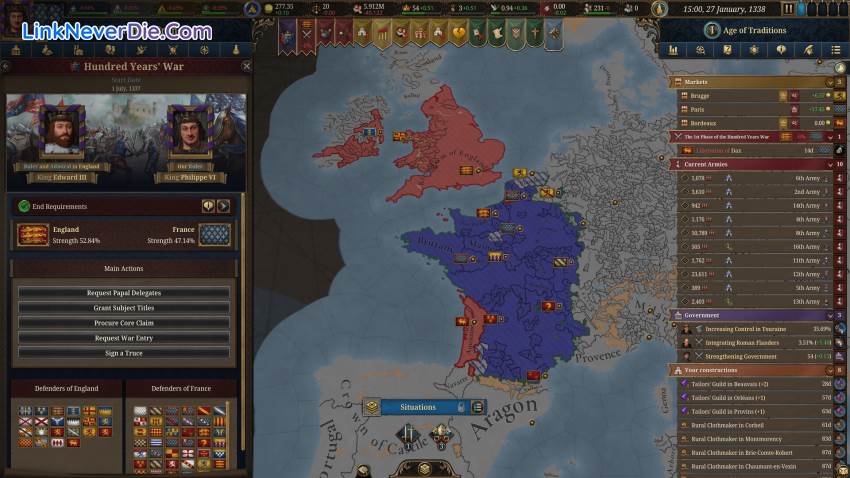 Hình ảnh trong game Europa Universalis V (screenshot)