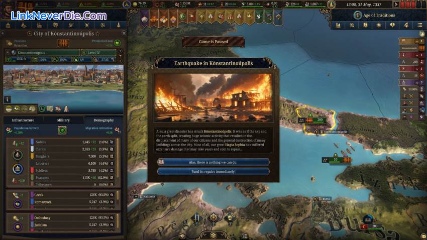Hình ảnh trong game Europa Universalis V (screenshot)