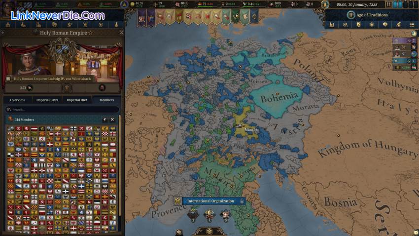 Hình ảnh trong game Europa Universalis V (screenshot)
