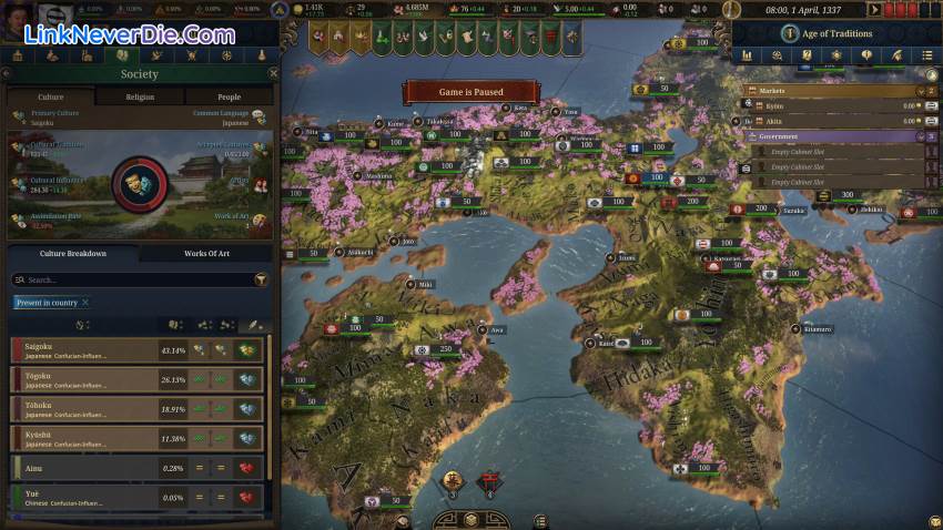 Hình ảnh trong game Europa Universalis V (screenshot)