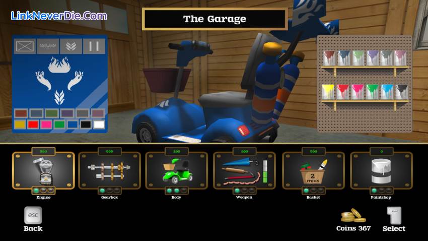 Hình ảnh trong game Coffin Dodgers (screenshot)