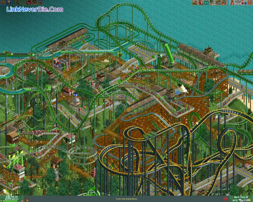 Hình ảnh trong game RollerCoaster Tycoon 2 (screenshot)