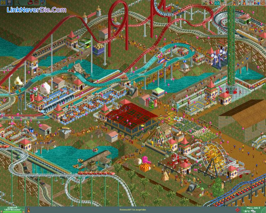 Hình ảnh trong game RollerCoaster Tycoon 2 (screenshot)