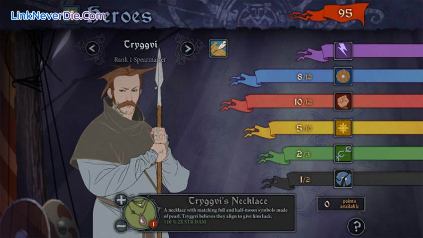 Hình ảnh trong game The Banner Saga (screenshot)