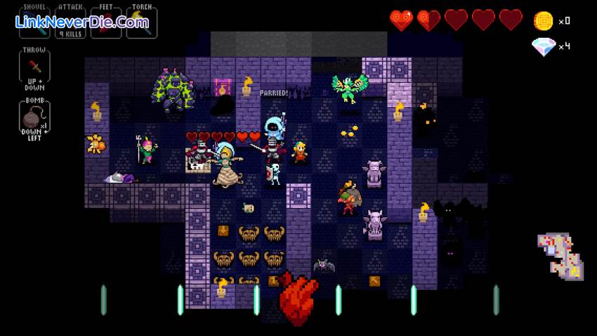 Hình ảnh trong game Crypt of the NecroDancer (screenshot) Hình ảnh trong game Crypt of the NecroDancer (screenshot)