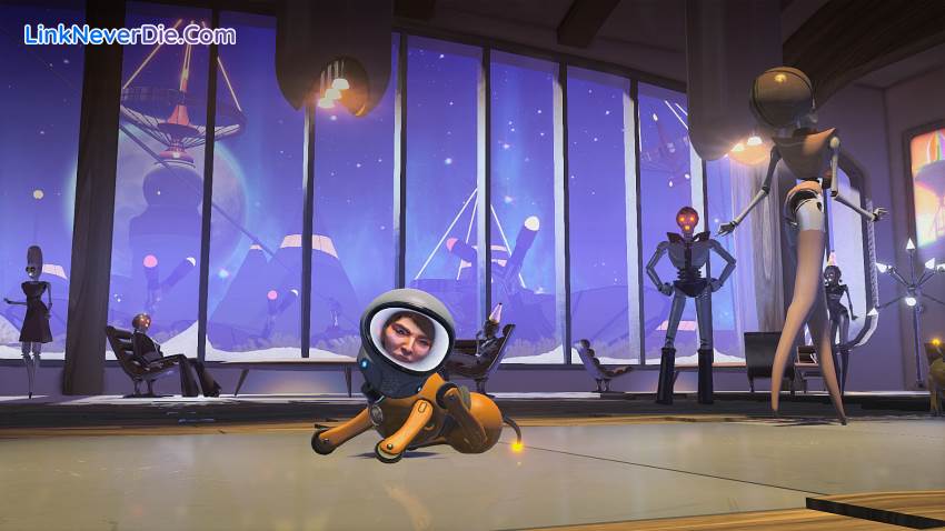 Hình ảnh trong game Headlander (screenshot)