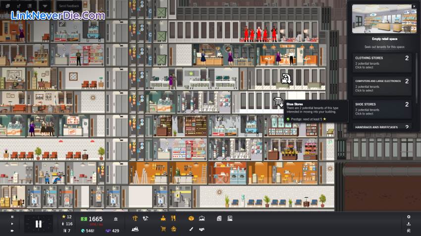 Hình ảnh trong game Project Highrise (screenshot)