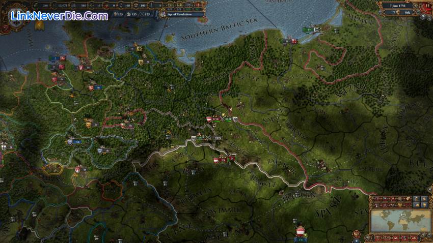 Hình ảnh trong game Europa Universalis 4 (screenshot)