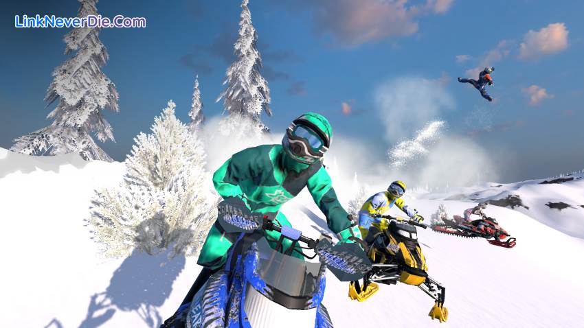 Hình ảnh trong game Snow Moto Racing Freedom (screenshot)