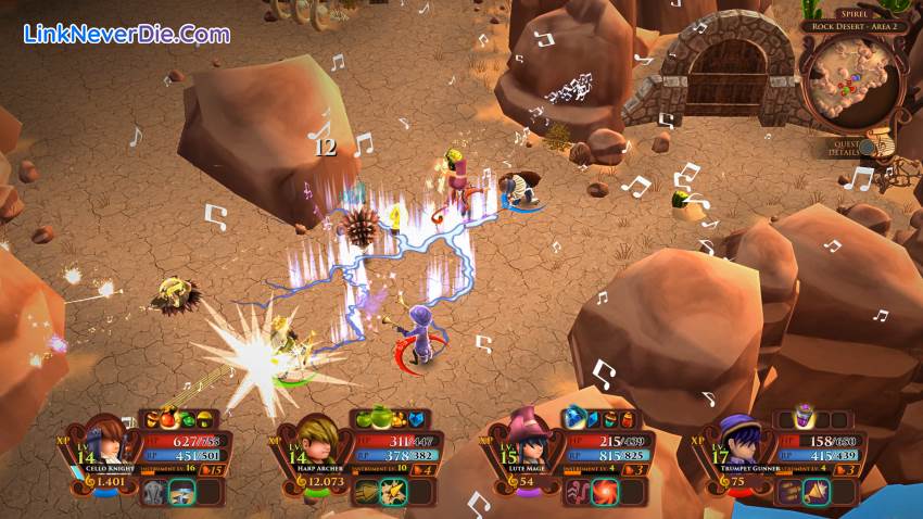 Hình ảnh trong game AereA (screenshot)